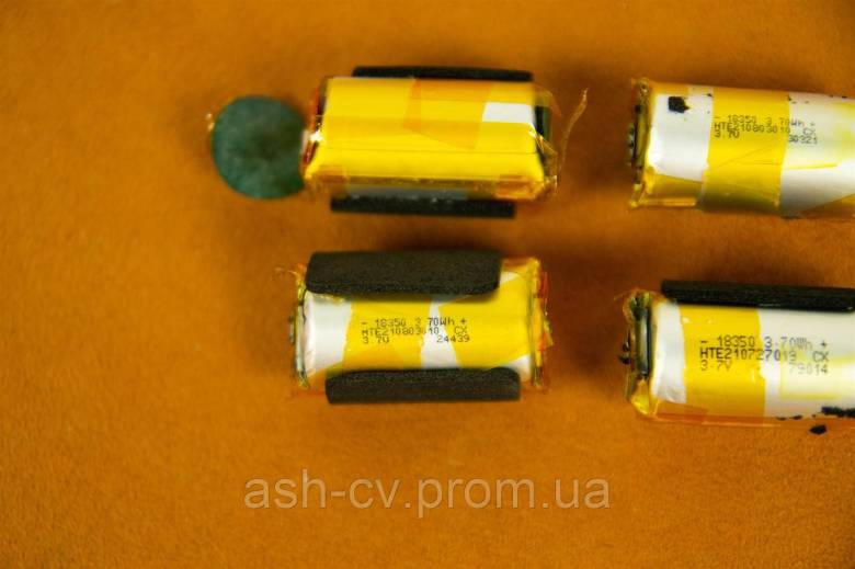Акумулятор, 18350, 3.7V, 4.2V, 950mAh - фото фото фото 1