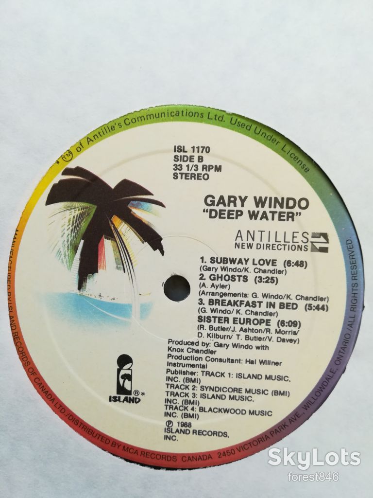 Gary Windo-Deep water-NM-Канада - фото фото фото 3