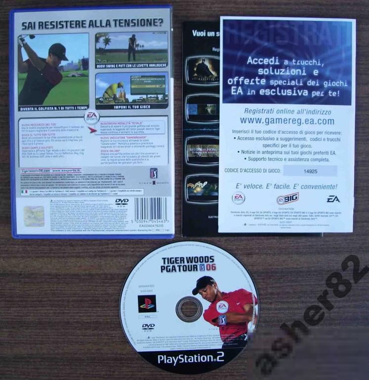 Игра на PS2 "Tiger Woods PGA Tour 06"        (PAL) - фото фото фото 1