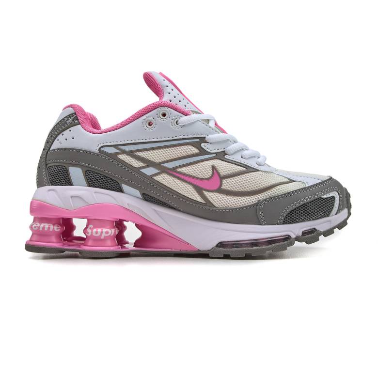 Nike x Supreme Shox Ride 2 White Pink 38 - фото фото фото 2
