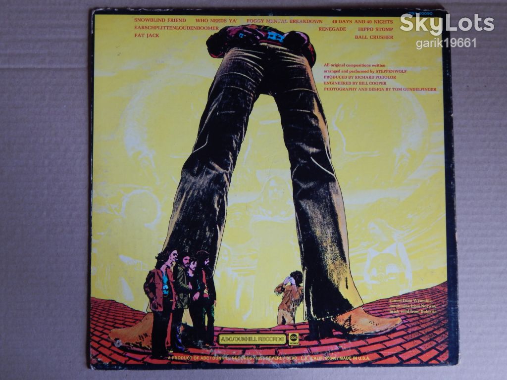 Steppenwolf ‎– Steppenwolf 7  (ABC/Dunhill Records ‎– DSX 50090, US) EX+/EX - фото фото фото 1