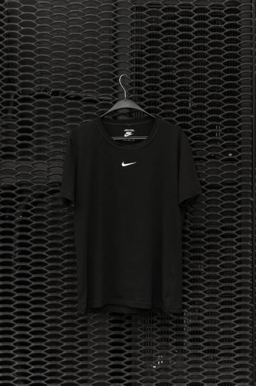 Футболка Nike черная (лого центр) - фото фото фото 7