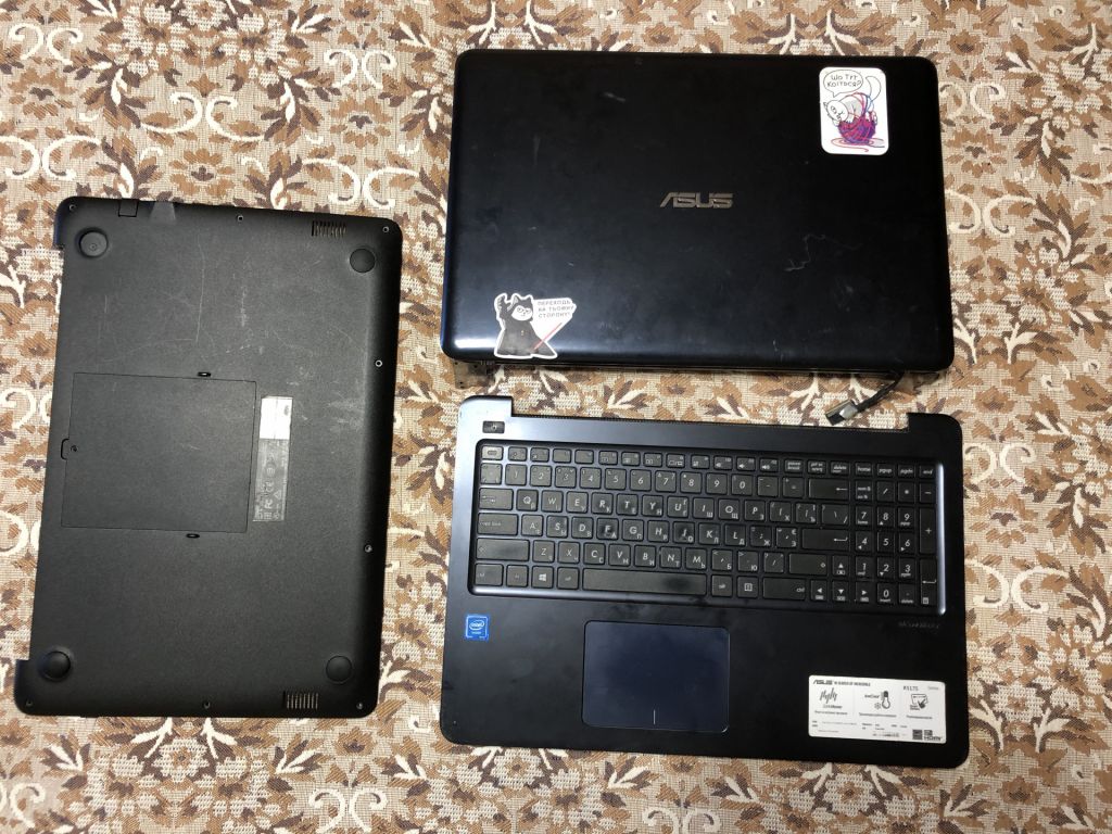 ноутбук Asus R517S E502  на частини - фото фото фото 0