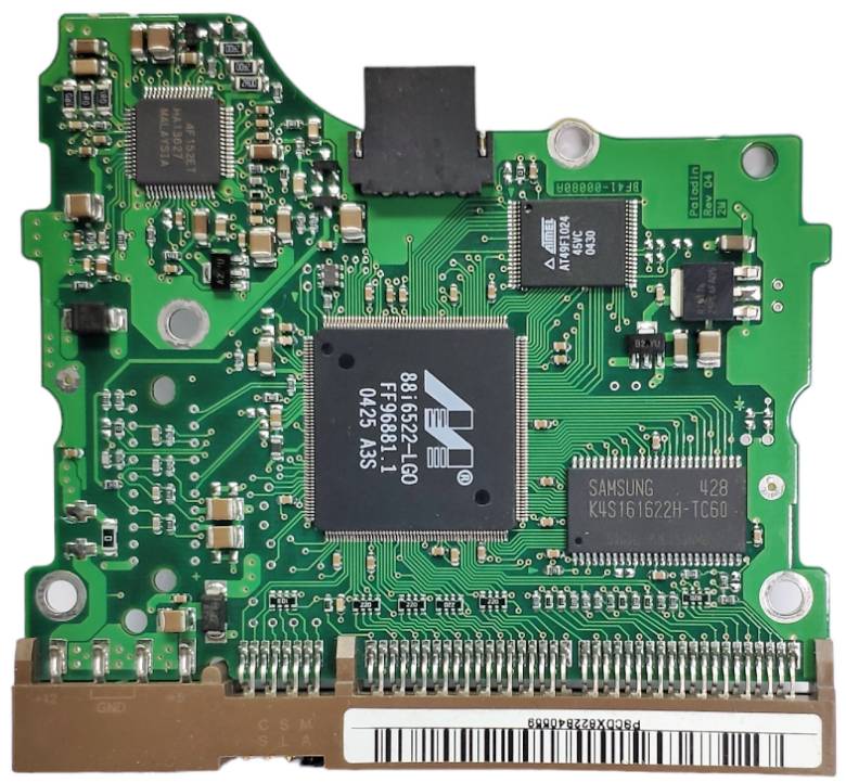 Плата HDD PCB BF41-00080A Paladin Rev 04 Samsung SP0802N - фото фото фото 0