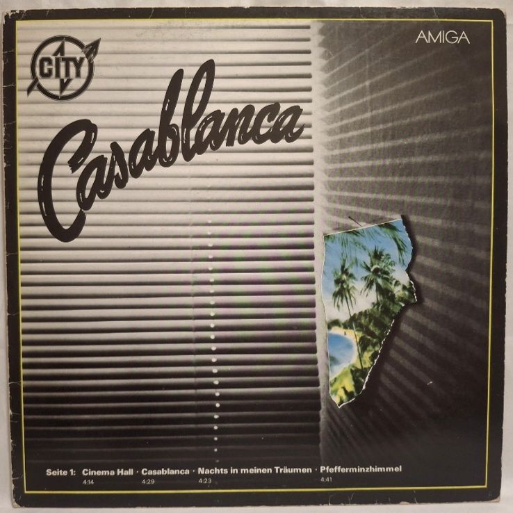 City - Casablanca - 1987.  (LP). 12. Vinyl. Пластинка. Germany. - фото фото фото 0