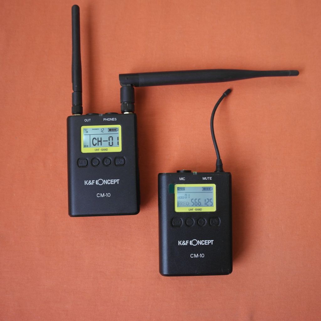 Радиомикрофон K&amp;F Concept CM-10 Wireless UHF Dual Channel Microphone System - фото фото фото 0