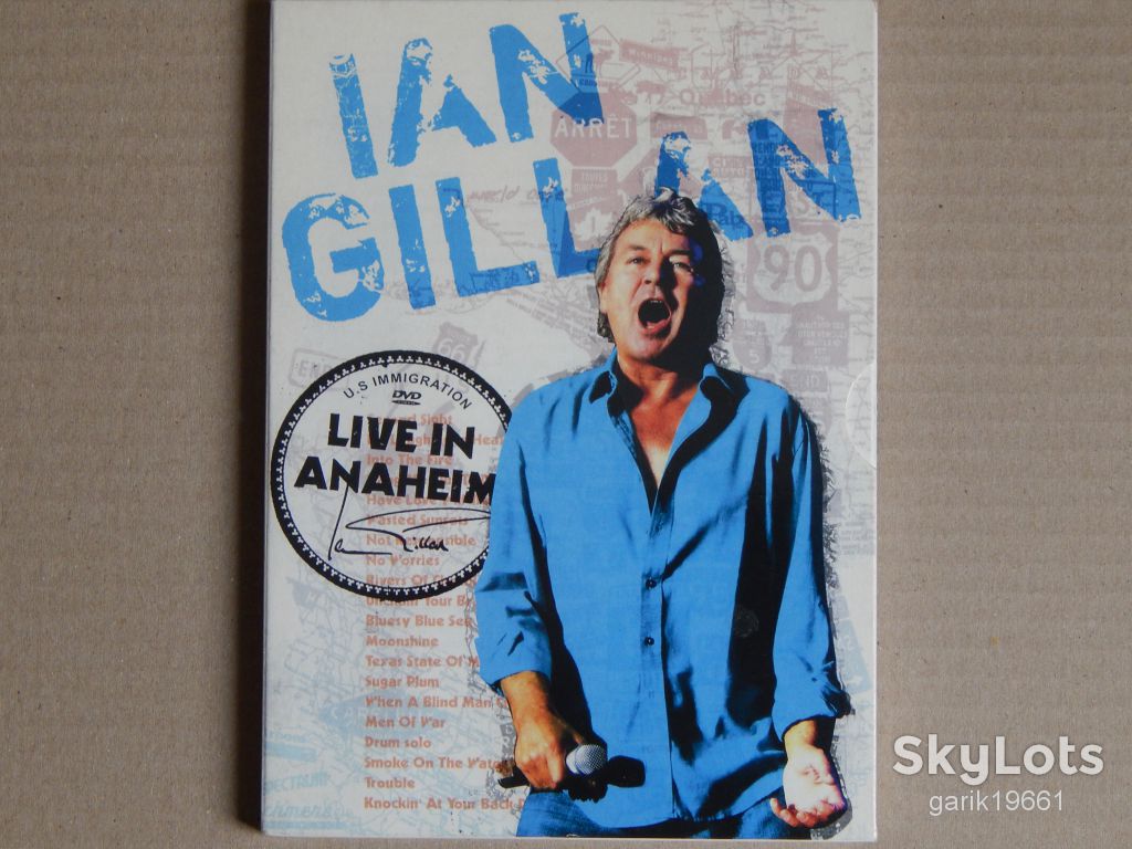 Ian Gillan ‎– Live In Anaheim (DVD, Unofficial Release, Digipak) - фото фото фото 0