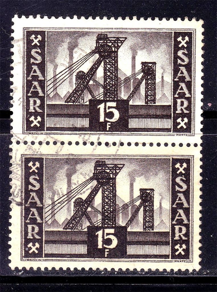 СААР / SAAR  1952 г  гаш .- пара - фото фото фото 0