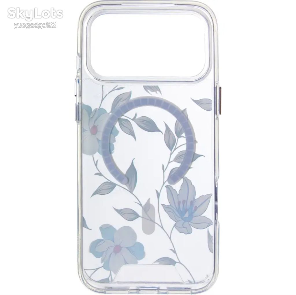 TPU+PC чохол Clear Garden with MagSafe для Apple iPhone 17 Pro Max    (6.9") - фото фото фото 1