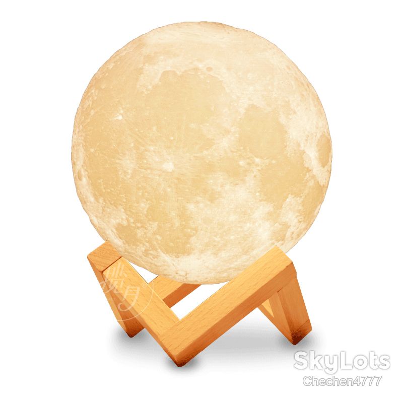 Нічник 3D світильник місяць Moon Touch Control 15 см - фото фото фото 4