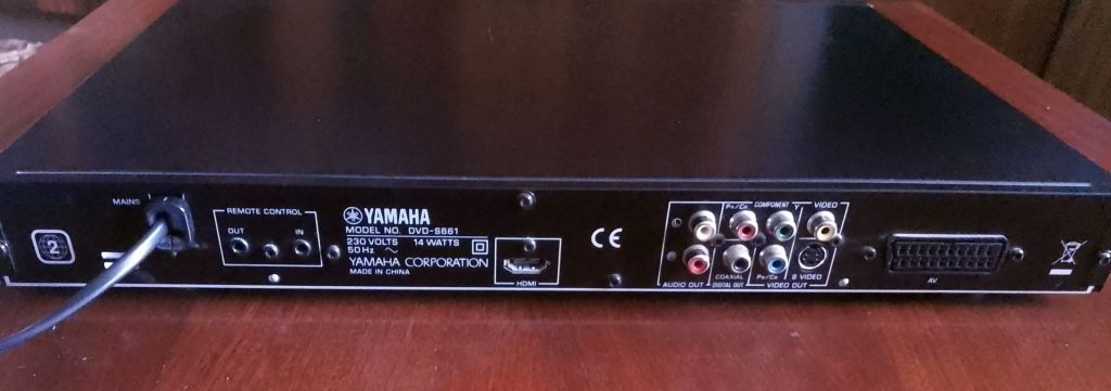 YAMAHA DVD player model DVD-S661G-BL - фото фото фото 1