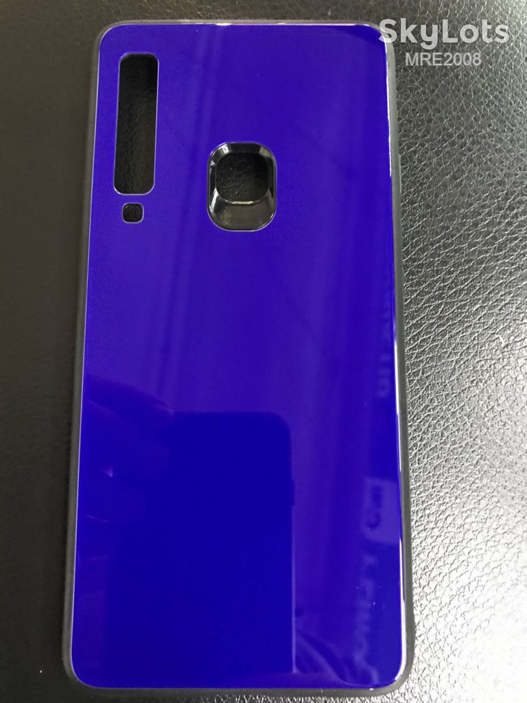 Чехол-накладка Glass Case для Samsung Galaxy A920 A9 2018 blue - фото фото фото 1