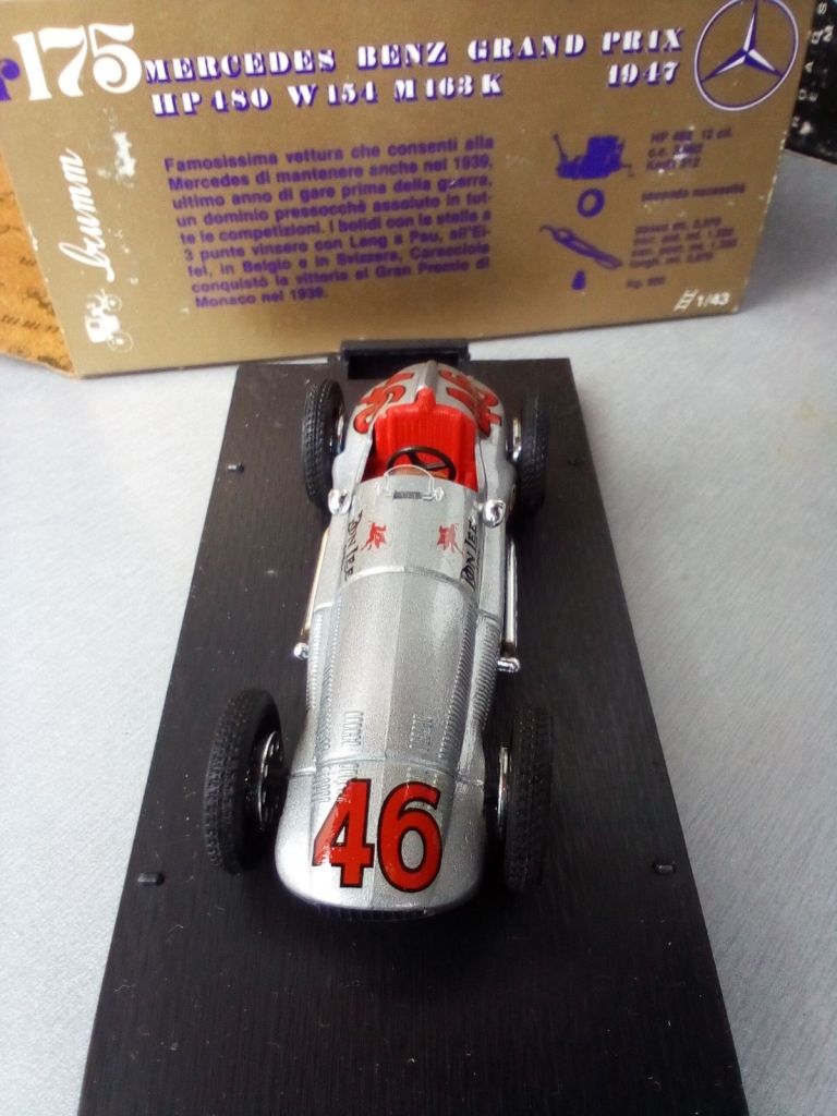 Brumm 1:43 MERCEDES BENZ GRAND PRIX W154 DON LEE SP 1947 - фото фото фото 6