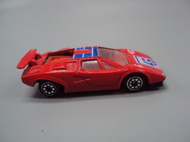 Машинка модель Lamborghini Countach 45 красная Ламборгини Hong Kong гонконг №18907 - фото фото фото 5