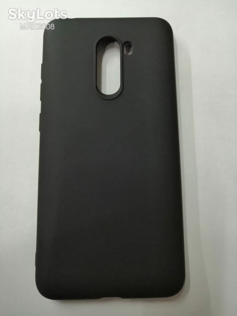Силиконовый чехол Premium для Xiaomi Pocophone F1 black - фото фото фото 1