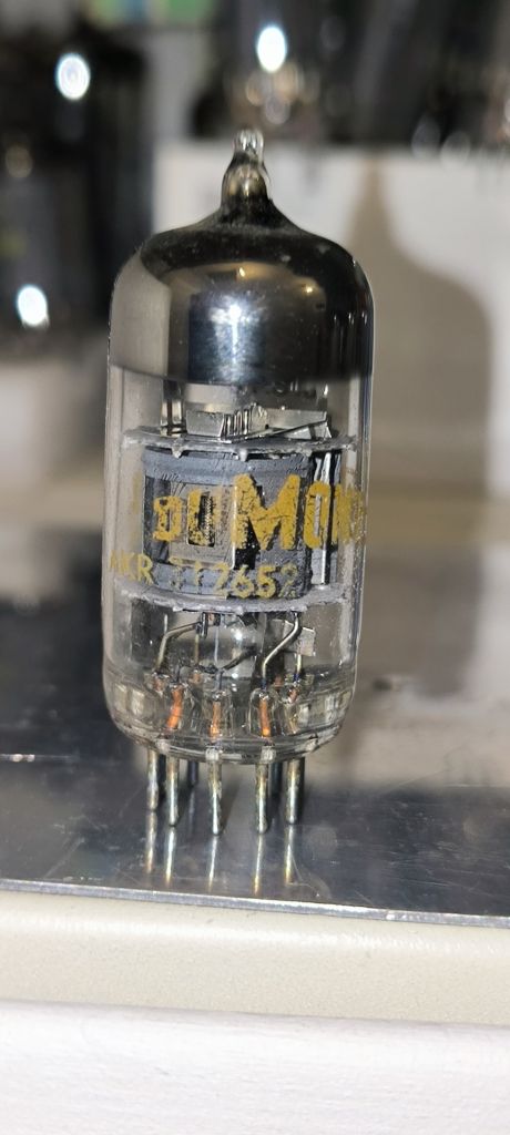 радіолампа рідкісна 6GH8  50x    для  підсилювача - фото фото фото 2