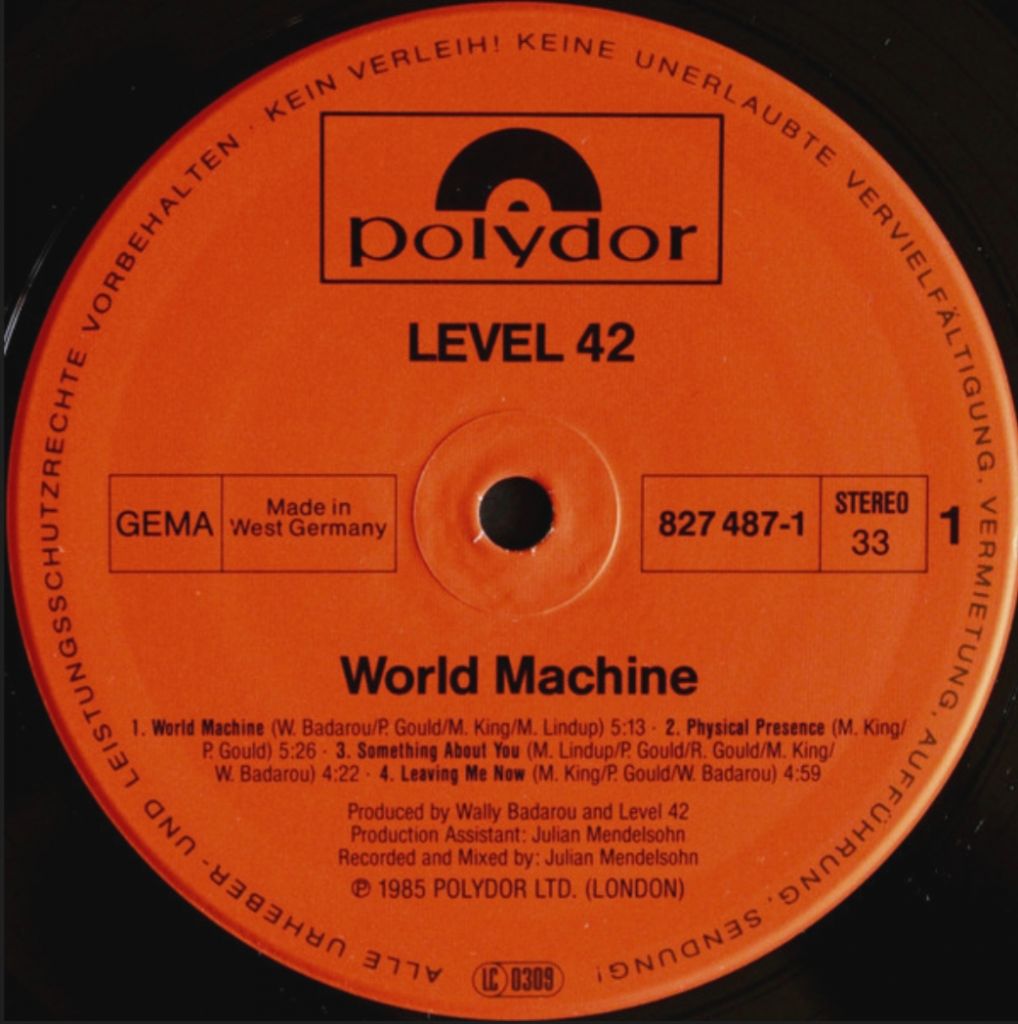 Level 42 - World Machine - 1985.    (LP). 12. Vinyl. Пластинка. Germany. - фото фото фото 4