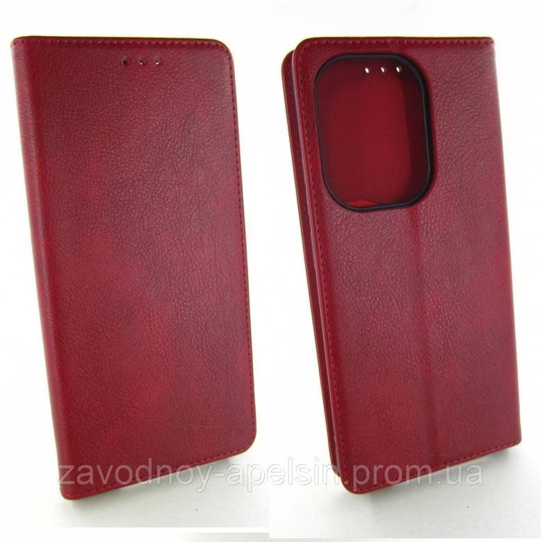 Чехол книжка Xiaomi Redmi Note 13 Pro 4G Poco M6 pro (красный) - фото фото фото 0