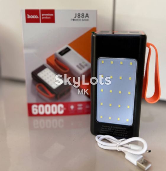 Повербанк Hoco J88A 60000 mAh 22.5W із вбудованим ліхтарем та дисплеєм - фото фото фото 2