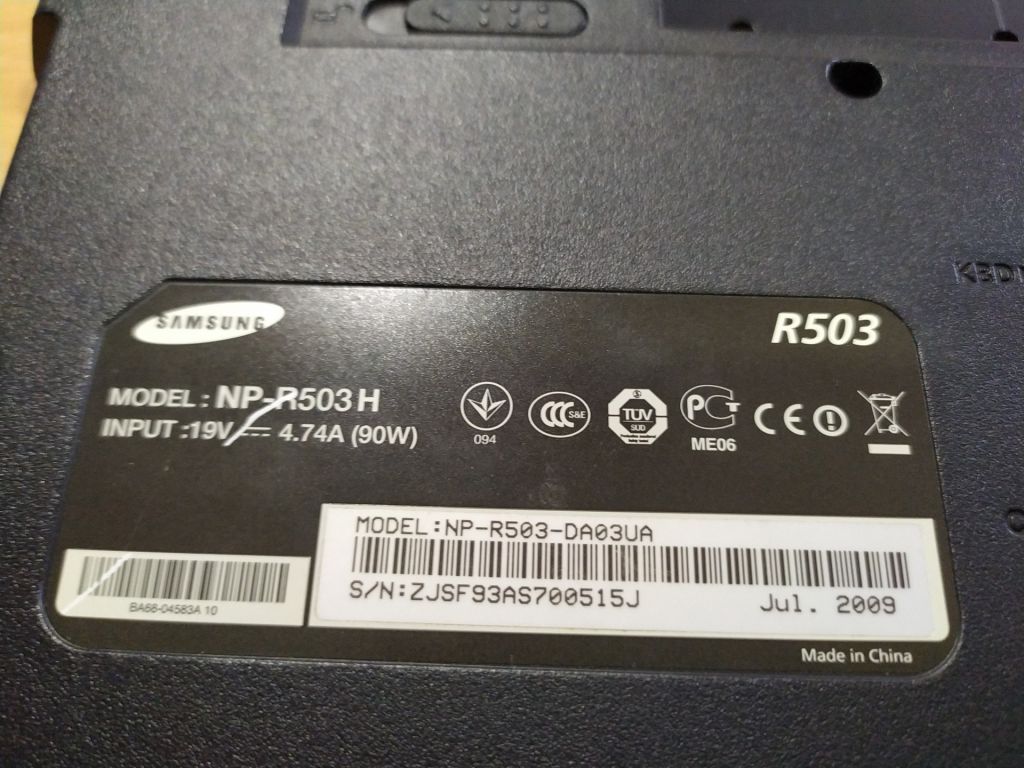 Поддон ноутбука Samsung R503 - фото фото фото 6