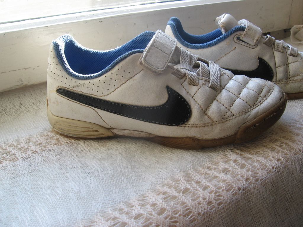 Кроссовки дет NIKE кожаные кожа 18.5 см - фото фото фото 2