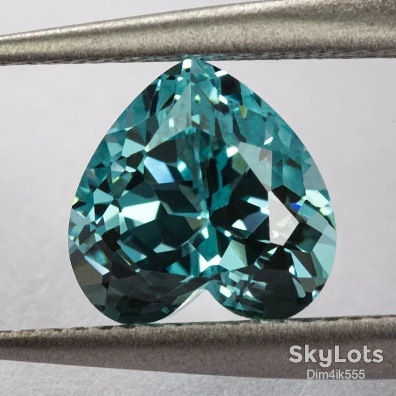 Гранат    (параиба) огранка Сердце 6x6мм 1.25ct - фото фото фото 1