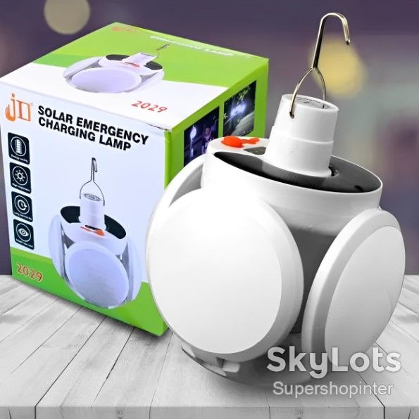 Фонарь-лампа аккумуляторная BL 2029 + SOLAR на солнечной батарее с USB зарядкой - фото фото фото 0