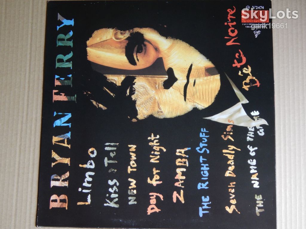 Bryan Ferry – Bete Noire  (Virgin – V2474, Italy) insert NM/NM- - фото фото фото 1