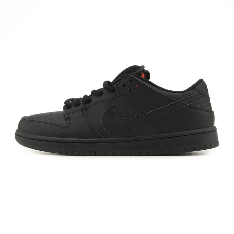 NIke SB Dunk Low Total Black Leather 36 - фото фото фото 0