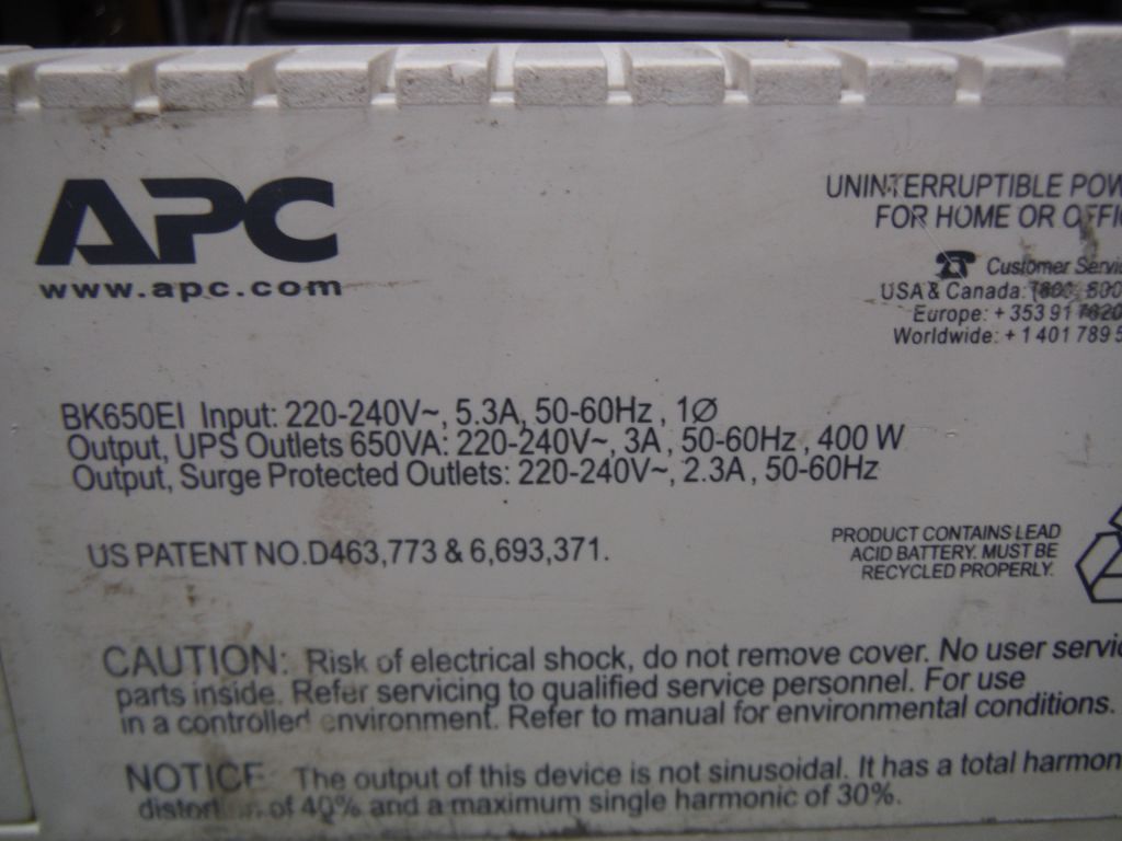 APC Back-UPS CS 650/400W №6 - фото фото фото 5