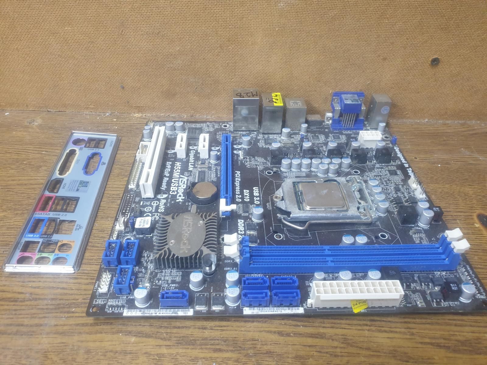 ASRock H55M/USB3 + Intel i5-750 - фото фото фото 3