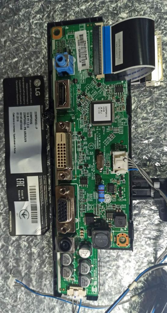 LG 22MP58VQ-P Шасси  (Main Board): EAX66805201 (1.7) - фото фото фото 2