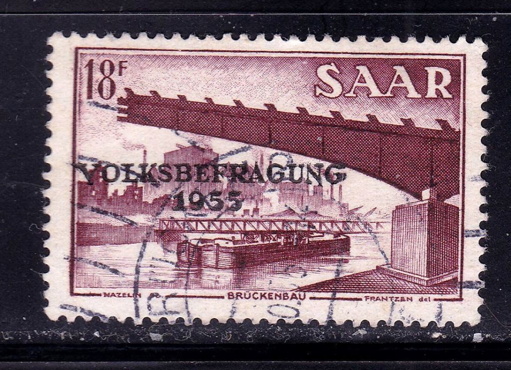 СААР / SAAR  1955 г  гаш . - архитектура - фото фото фото 0
