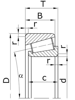 подшипник 6- 10079/710 М   (bearing BT1B332890/HA1 ) роликовый конический радиально-упорный ГПЗ-9 ГОСТ 520-89 - фото фото фото 2
