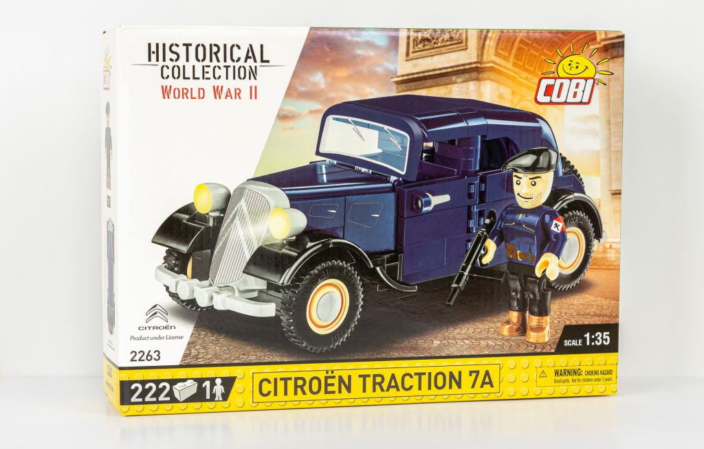 1:35 Citroen Traction 7A 1934, Cobi Historical Collection #2263 - фото фото фото 0