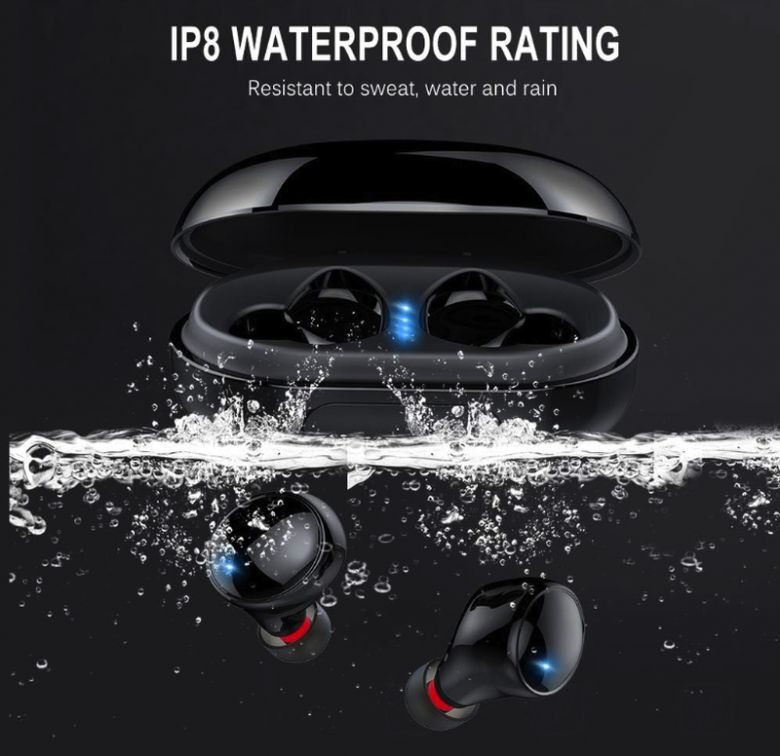Bluetooth-наушники Uaue Q13  (IP8 / iшумодав / 3500 мАч) - фото фото фото 2