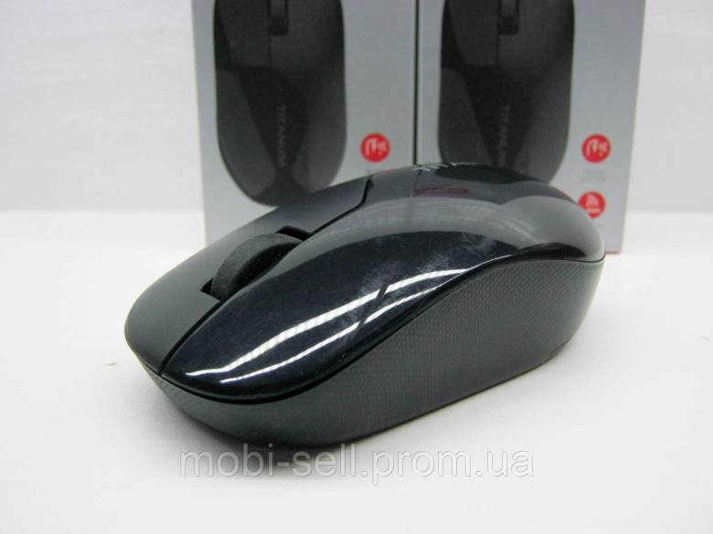 Миша бездротова TITANUM MS001W Black 2.4 GHz Optical Mouse, 3V / ААA - фото фото фото 8