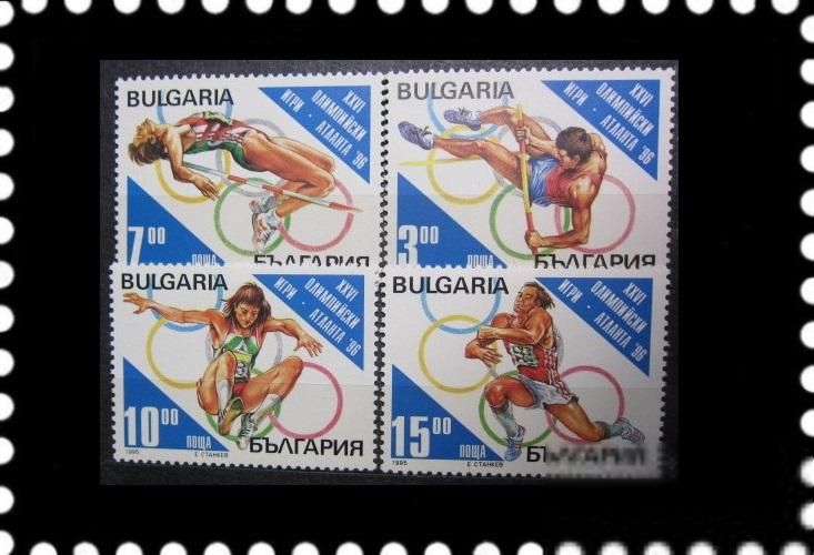 БОЛГАРИЯ 1996 ОЛИМПИАДА СПОРТ серия 5евро - фото фото фото 0