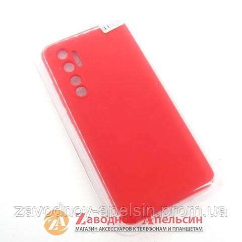 Xiaomi Mi Note 10 lite силиконовый чехол Grand red - фото фото фото 0
