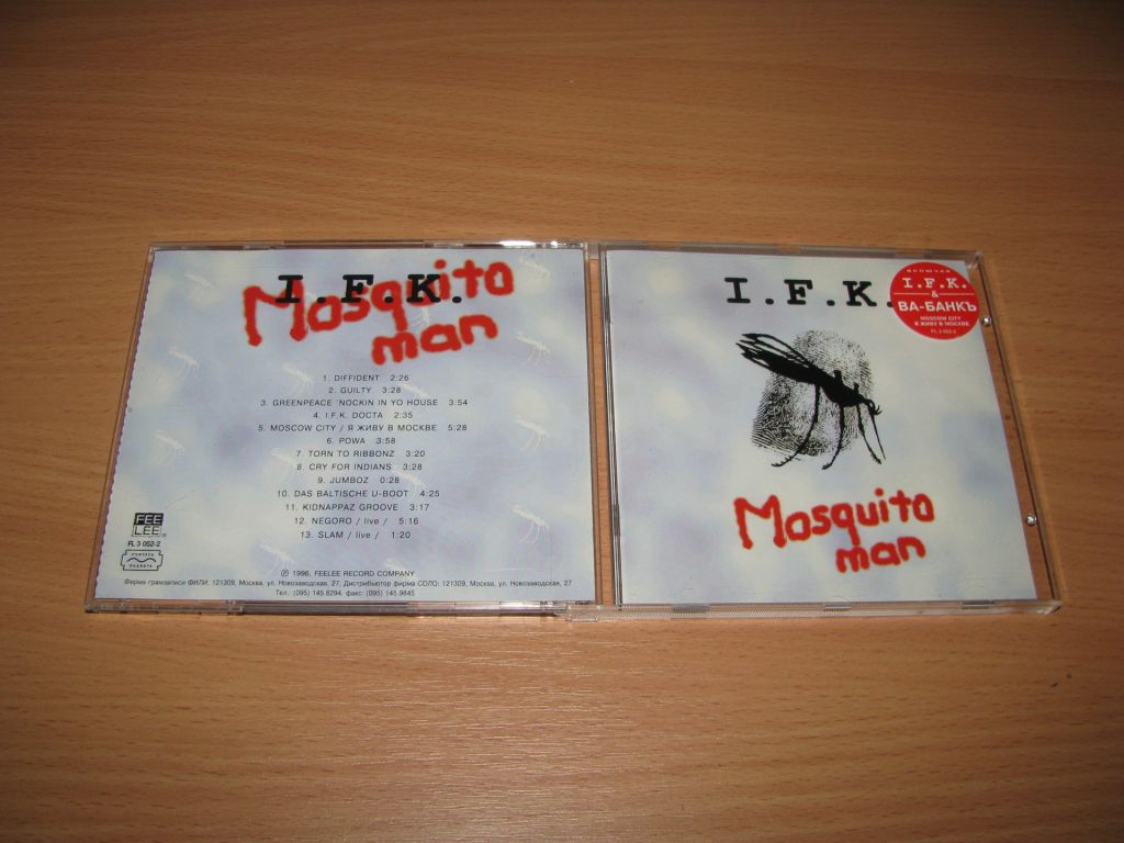 I.F.K. ‎– Mosquito Man  (1996 FeeLee AUSTRIA) - фото фото фото 0