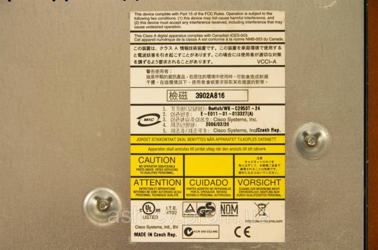 Комутатор Cisco Catalyst 2950 (WS-C2950T-24) - фото фото фото 3