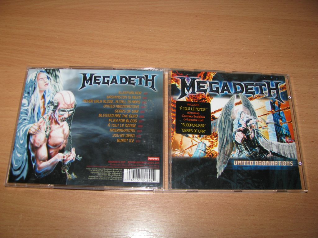 MEGADETH - United Abominations  (2007 Roadrunner 1st press EU) - фото фото фото 0