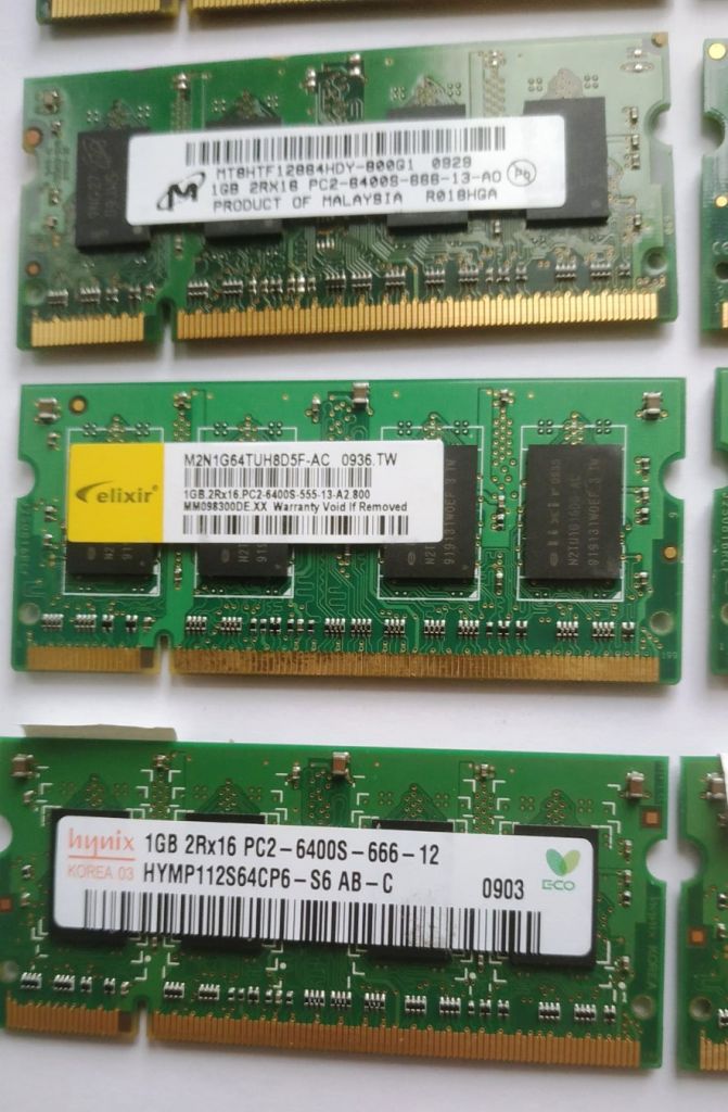 DDR2 PC5300 PC6400 1Gb Пам'ять для ноутбука РОБОЧА - фото фото фото 5