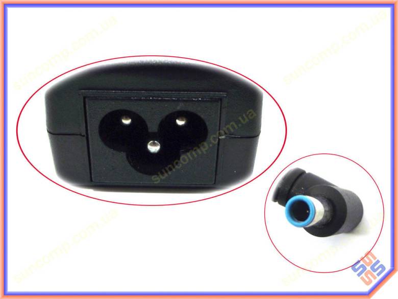 Блок питания для HP 19.5V 4.62A 90W (4.5*3.0+Pin Blue).(без кабеля) - фото фото фото 1