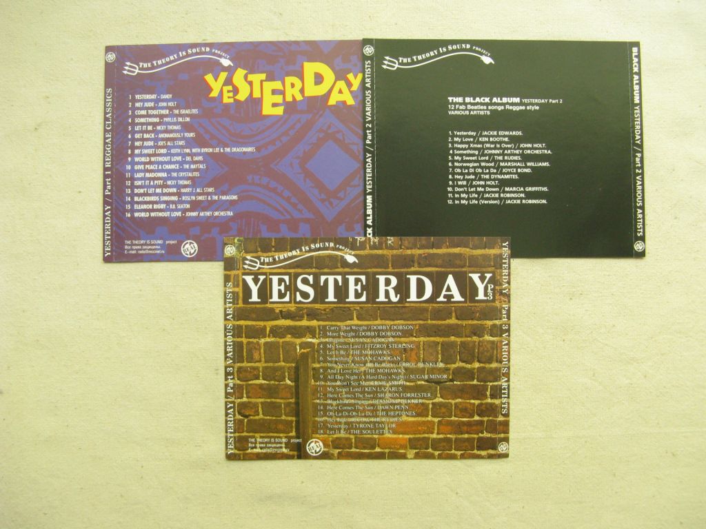 CD Beatles Tribute. Yesterday. 50 Fab Beatles Songs Reggae Style. 3 CD. - фото фото фото 6
