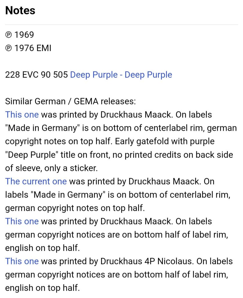 Deep Purple - April - 1969.  (LP). 12. Vinyl. Пластинка. Germany. - фото фото фото 9