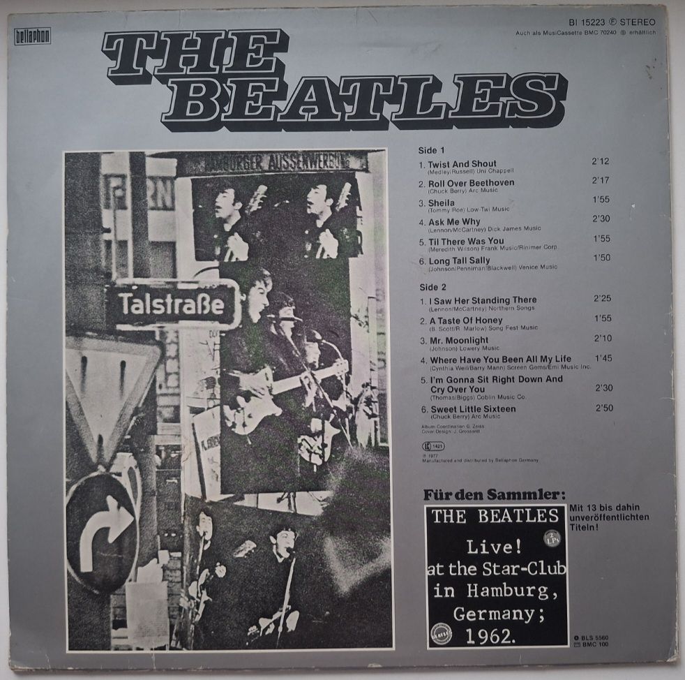 The Beatles - Live Im Star-Club - 1962.  (LP). 12. Vinyl. Пластинка. Germany. - фото фото фото 1