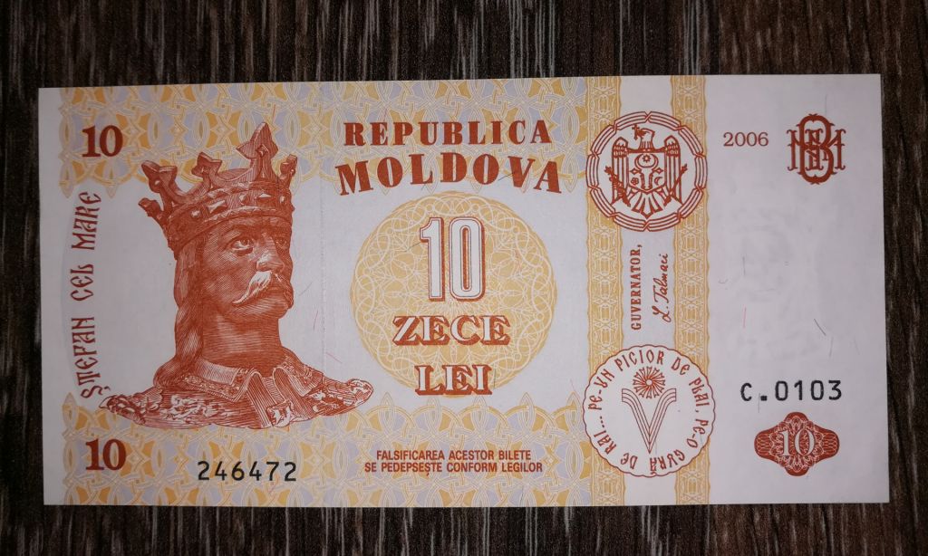 Moldova 10 леїв Молдова 2006 UNC - фото фото фото 0