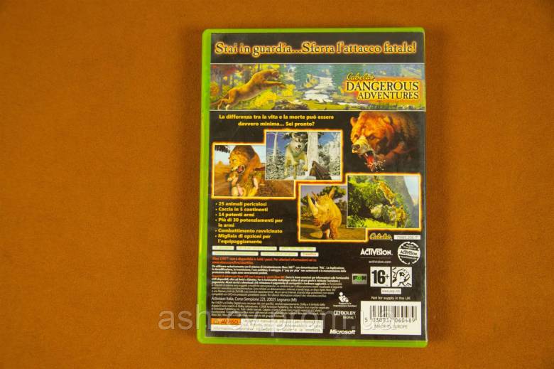Диск XBOX 360 - Cabelas Dangerous Adventures - фото фото фото 2