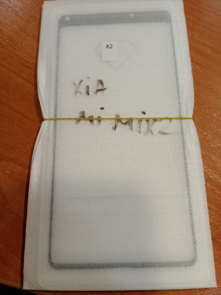 Защитное стекло для Xiaomi mi x2 black - фото фото фото 0